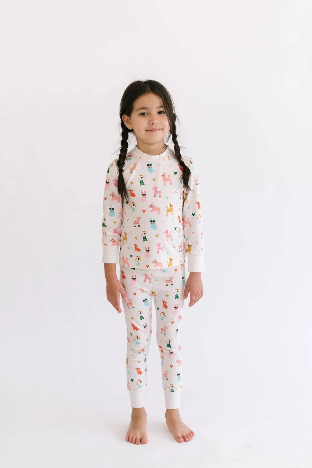 2 Piece Pajama Set in Puppy Love