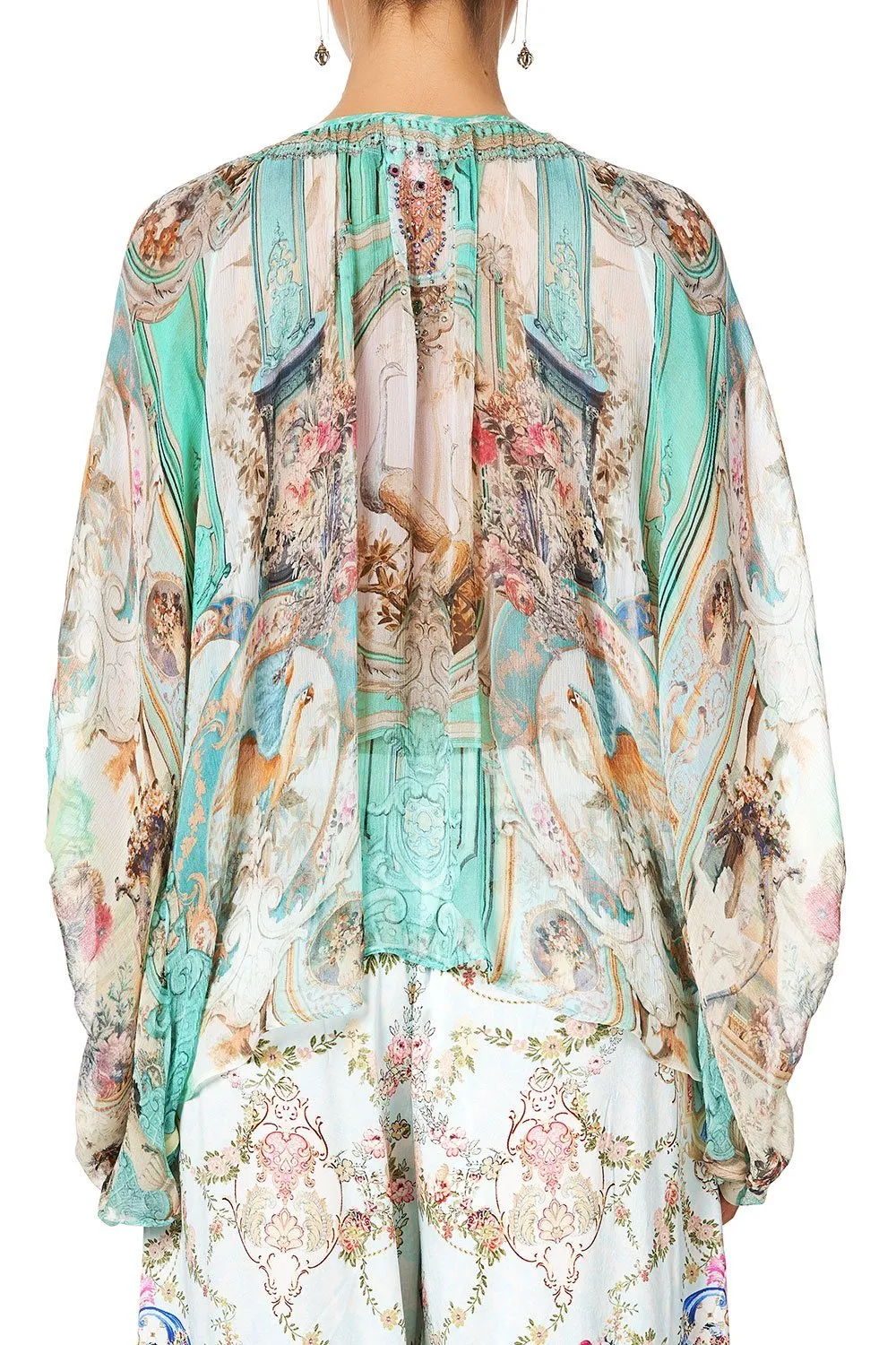 BLOUSE WITH KEYHOLE FRONT I DREAM OF MARIE