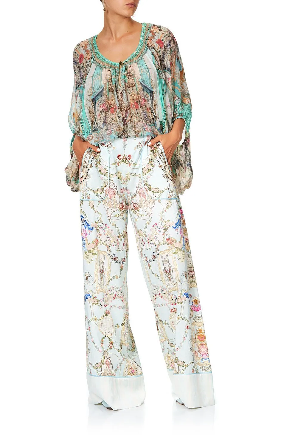 BLOUSE WITH KEYHOLE FRONT I DREAM OF MARIE