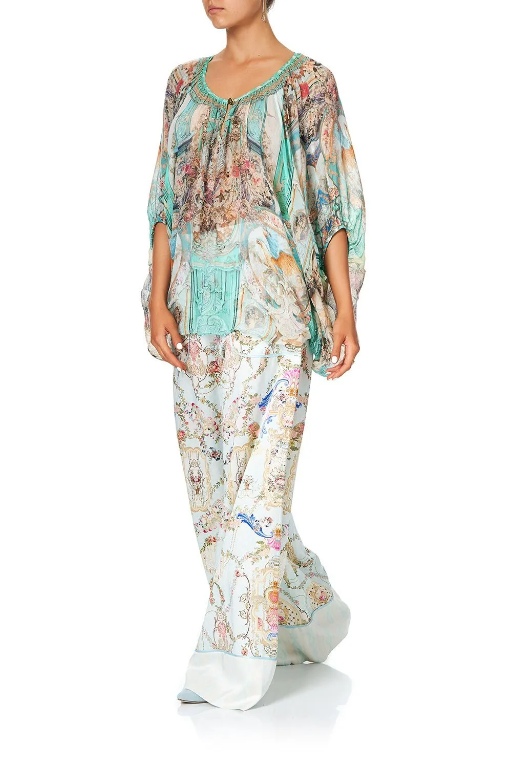 BLOUSE WITH KEYHOLE FRONT I DREAM OF MARIE