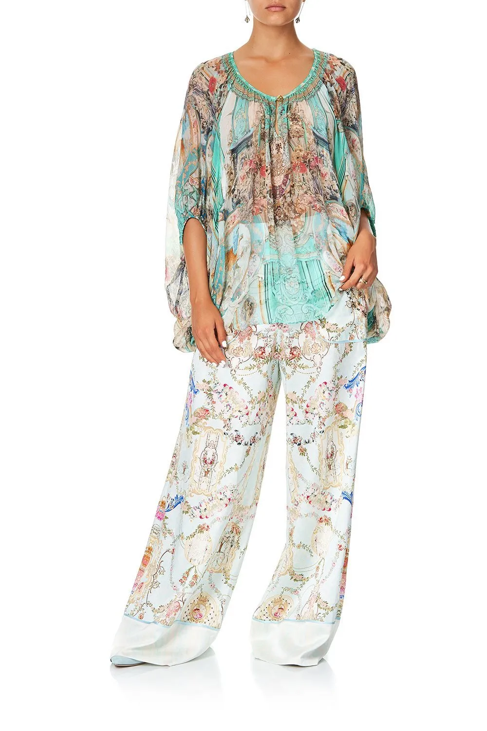 BLOUSE WITH KEYHOLE FRONT I DREAM OF MARIE