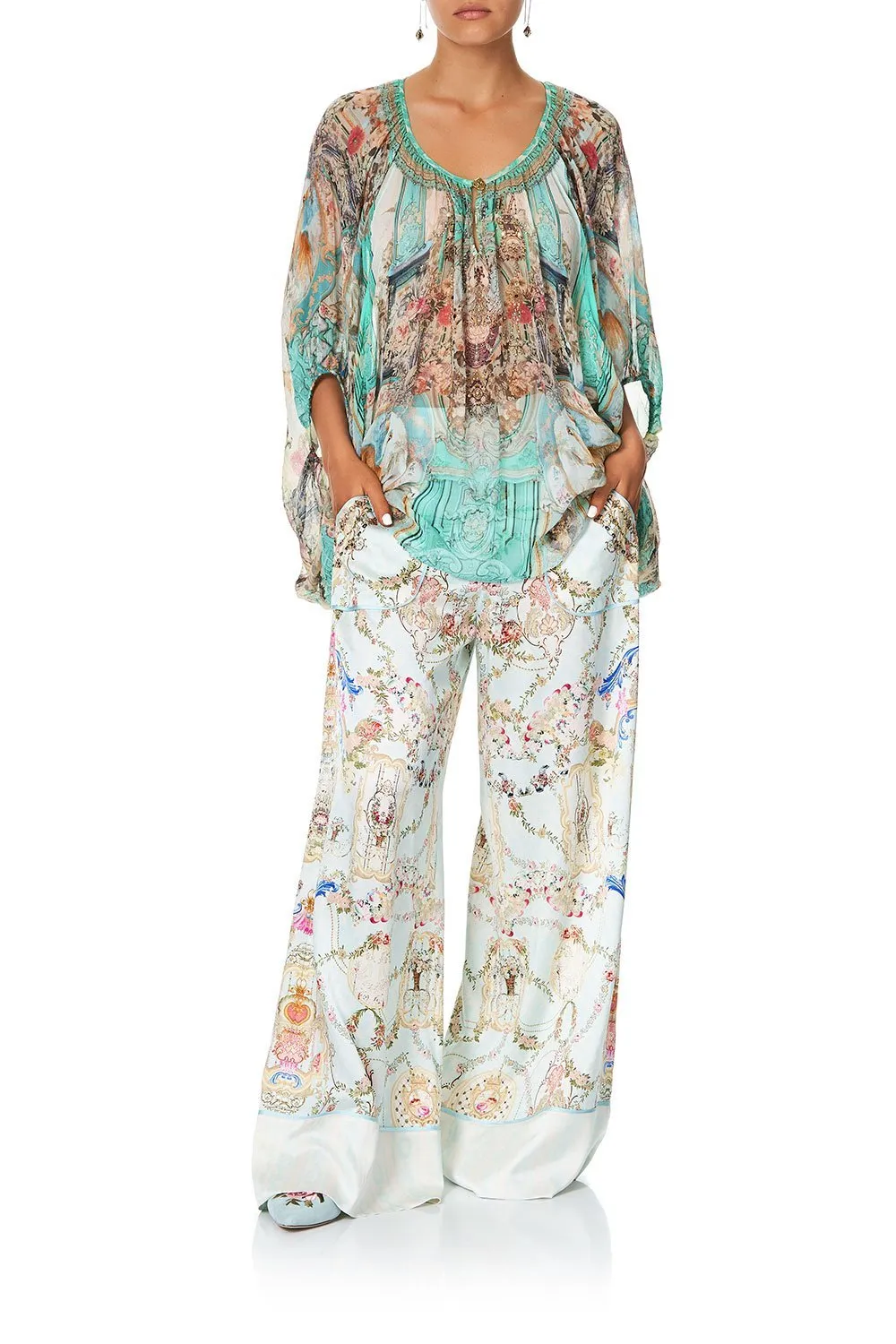 BLOUSE WITH KEYHOLE FRONT I DREAM OF MARIE
