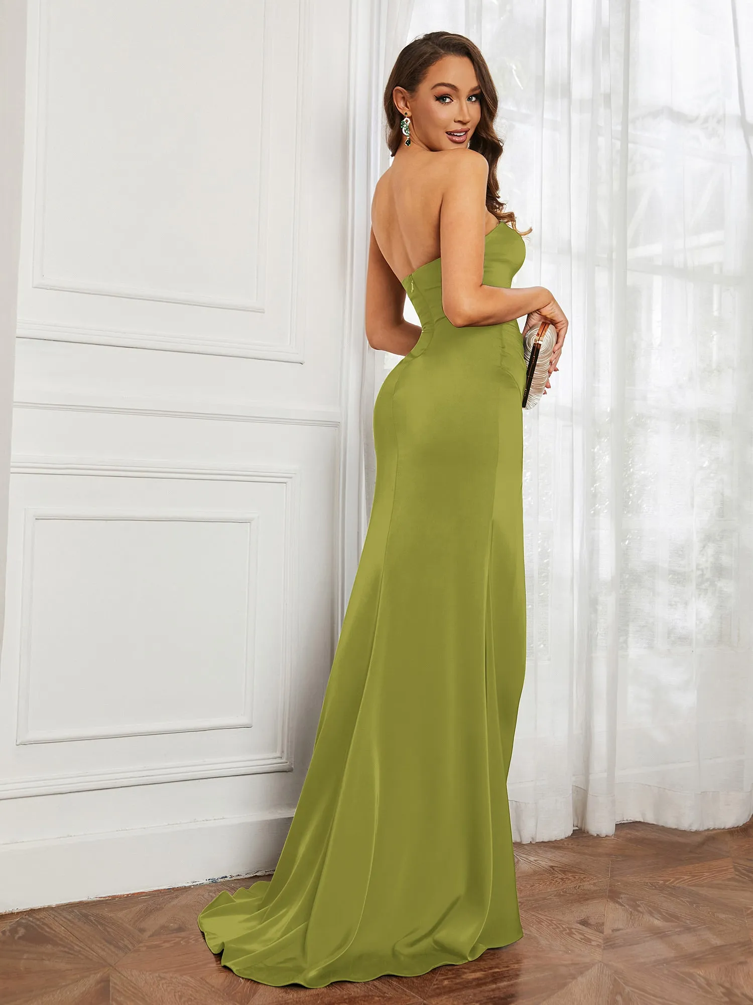 Classic Off-The-Shoulder Mermaid Prom Dress Clover