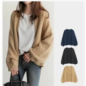 Cozy Comfort: Copper Blend Cardigan Sweater
