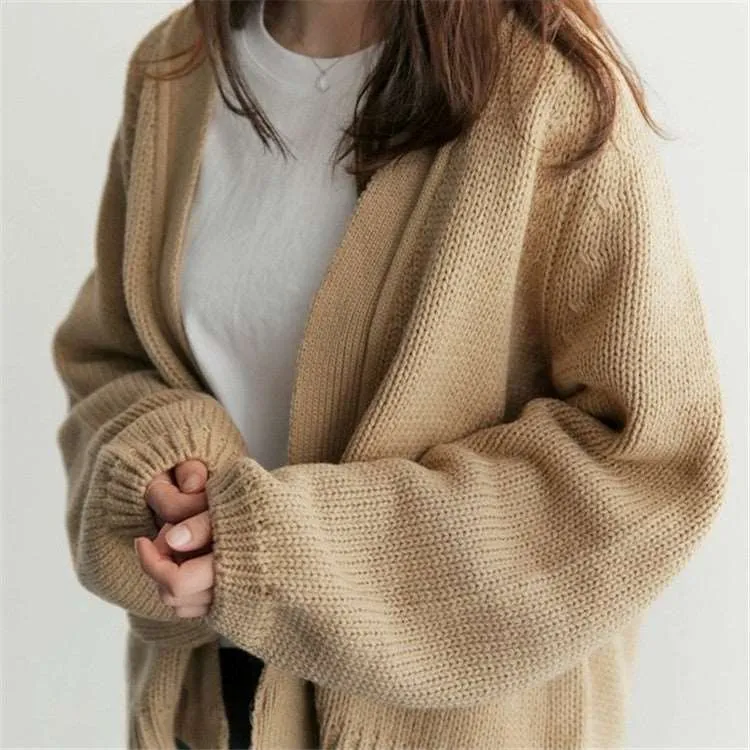 Cozy Comfort: Copper Blend Cardigan Sweater