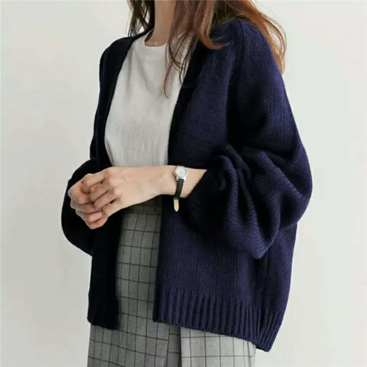Cozy Comfort: Copper Blend Cardigan Sweater
