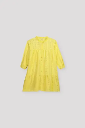 Dress For Girl - Yellow