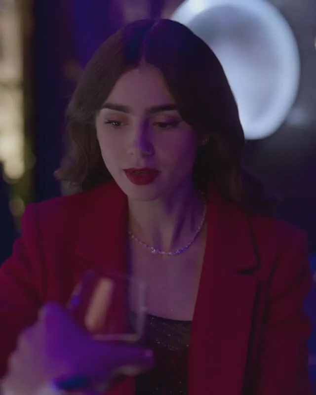Emily In Paris Hot Pink Coat