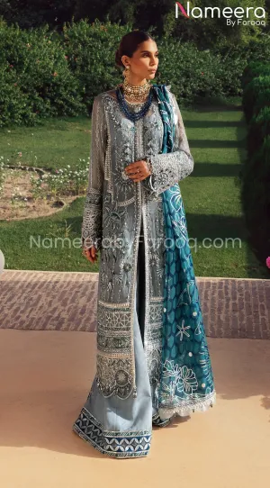 Formal Chiffon Dress by Pakistani Designers #PF253