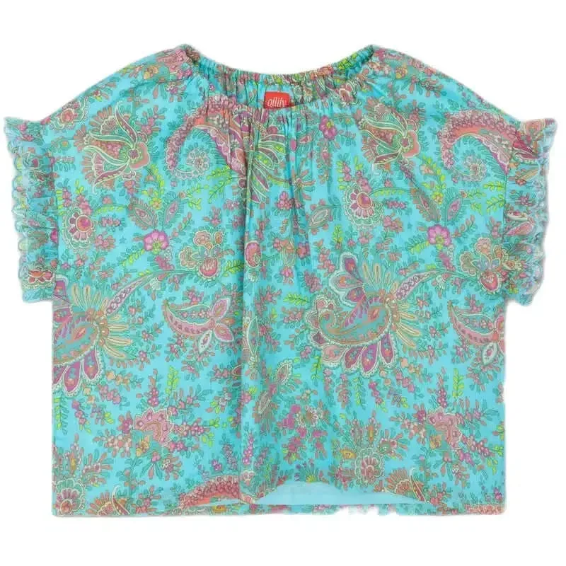 Girls Hubba Paisley Short Set