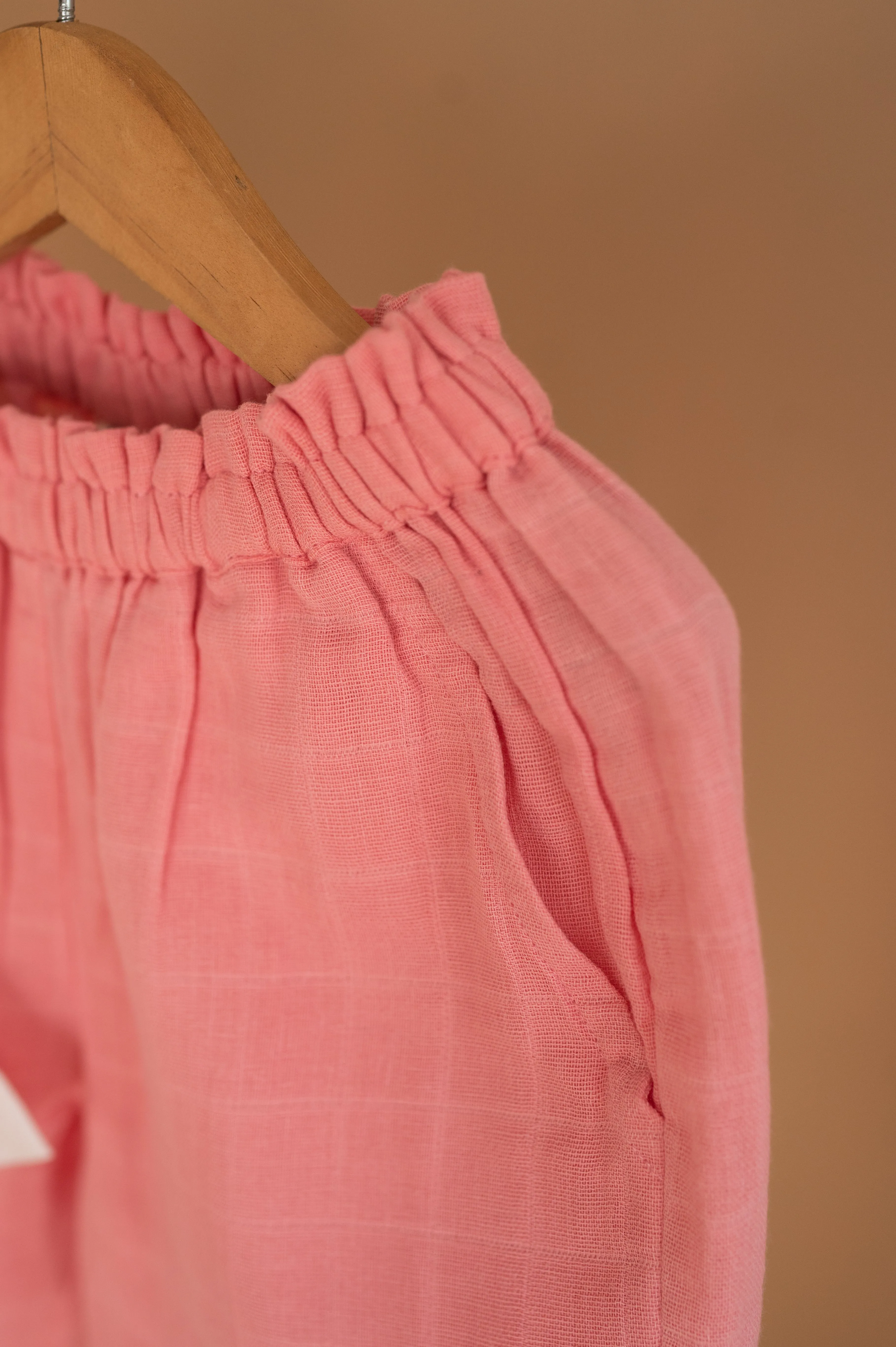 Kids Kurta Pajama Set - Colours of the Earth - Elle Pink