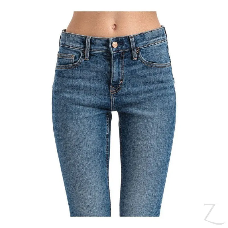 Ladies Super Strong Stretchy Skinny Denim Jeans | Plain | "Roo"