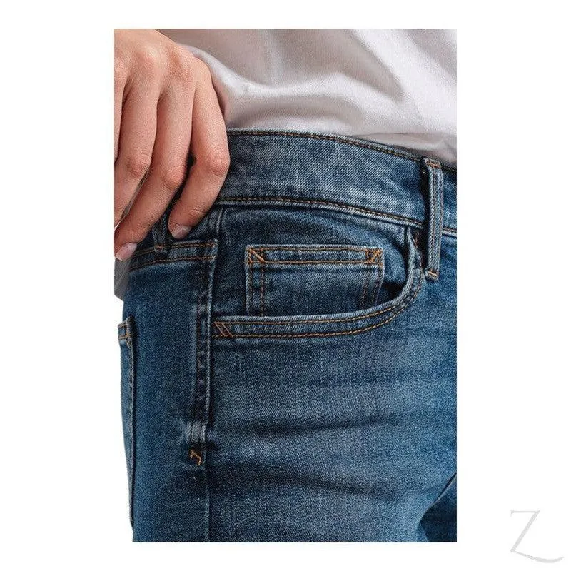 Ladies Super Strong Stretchy Skinny Denim Jeans | Plain | "Roo"