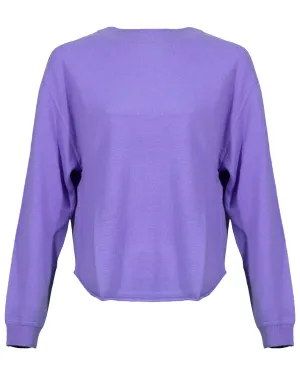 Lilac Wool Blend Pullover