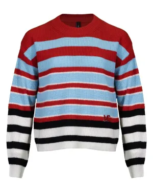 Marc Cain Striped Woolen Blend Sweater