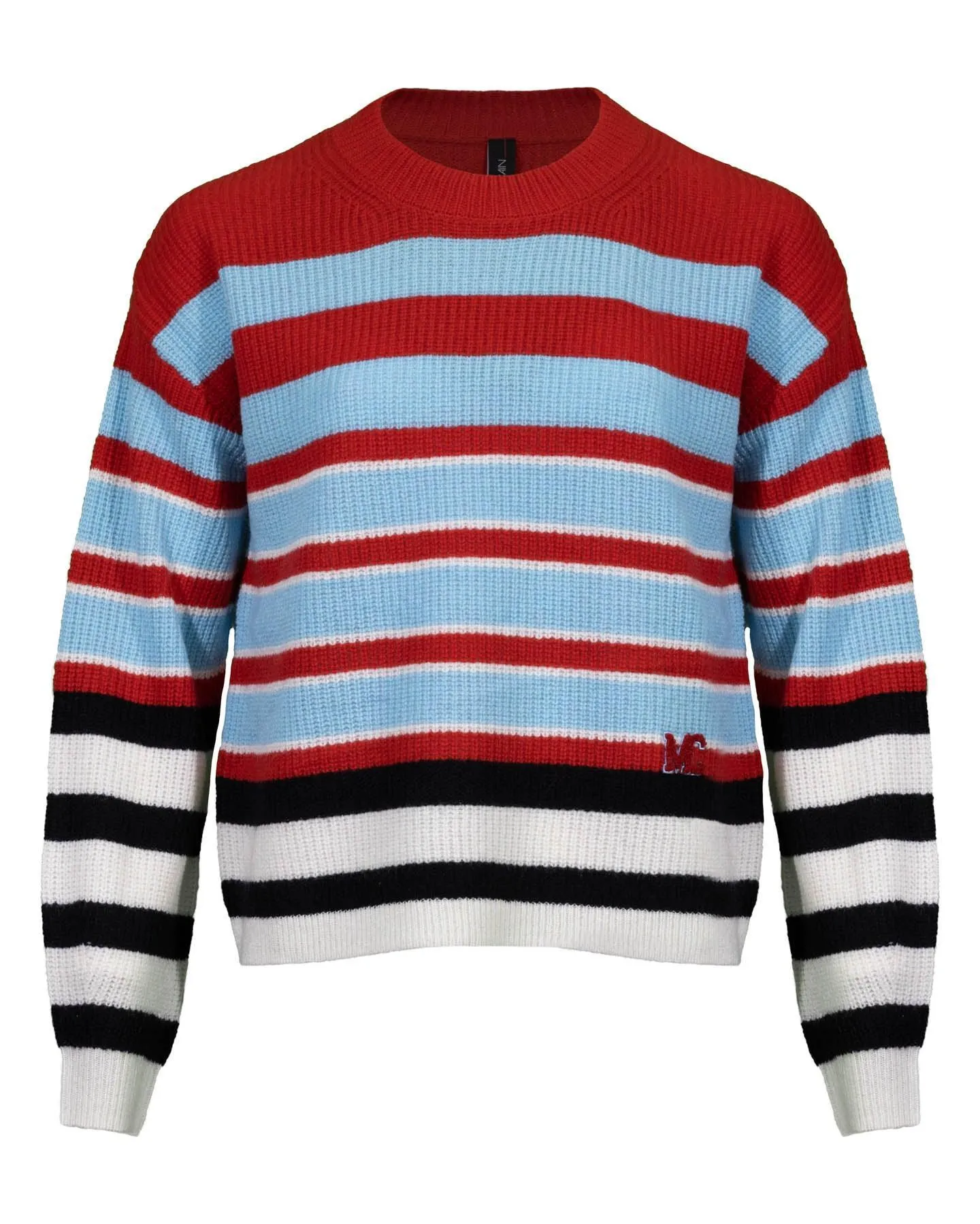 Marc Cain Striped Woolen Blend Sweater