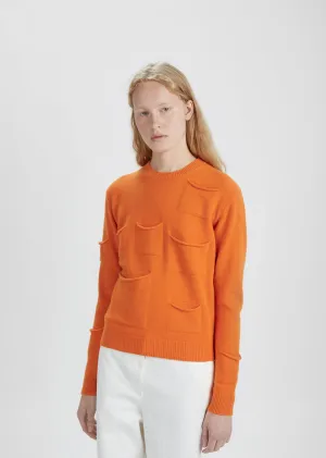 Multi Pocket Crewneck Sweater