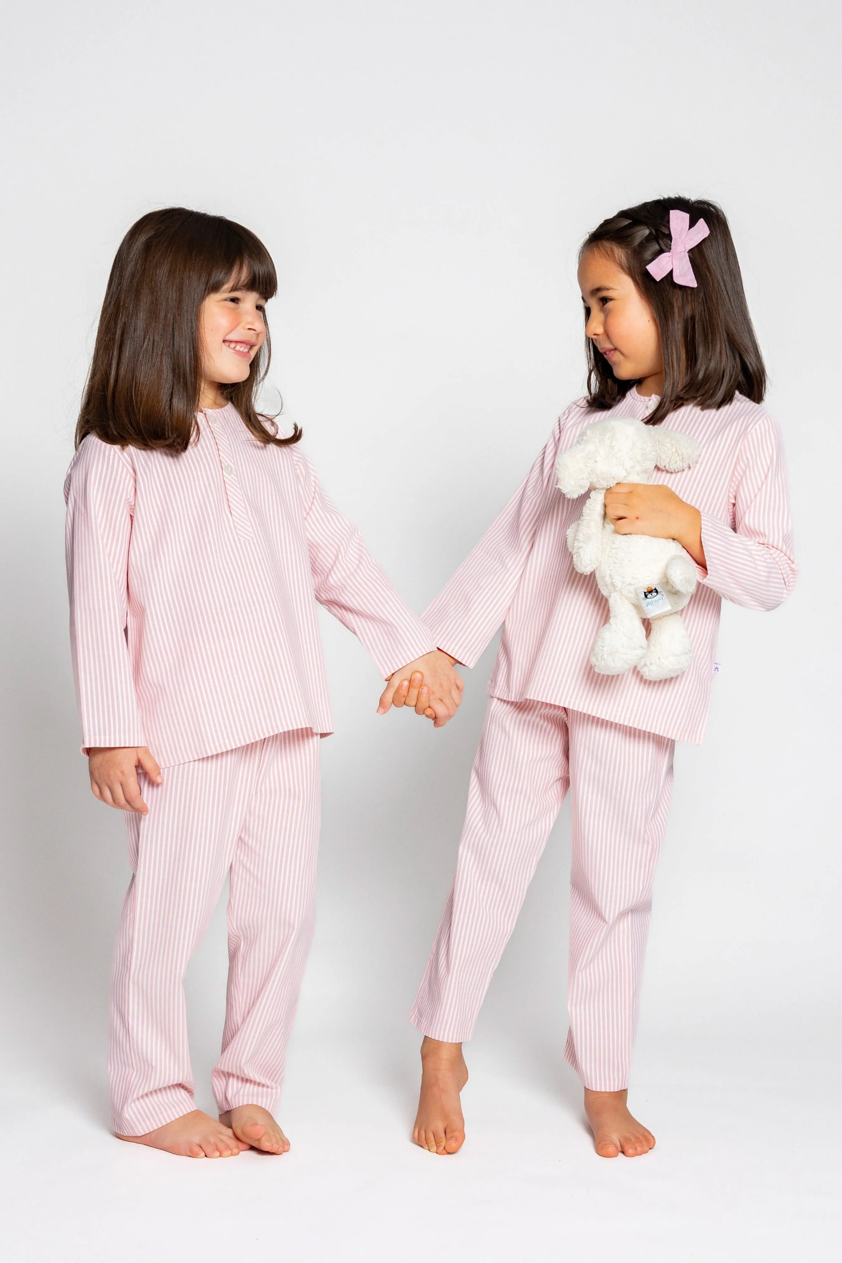 Pink Pinstripes Pajama Set