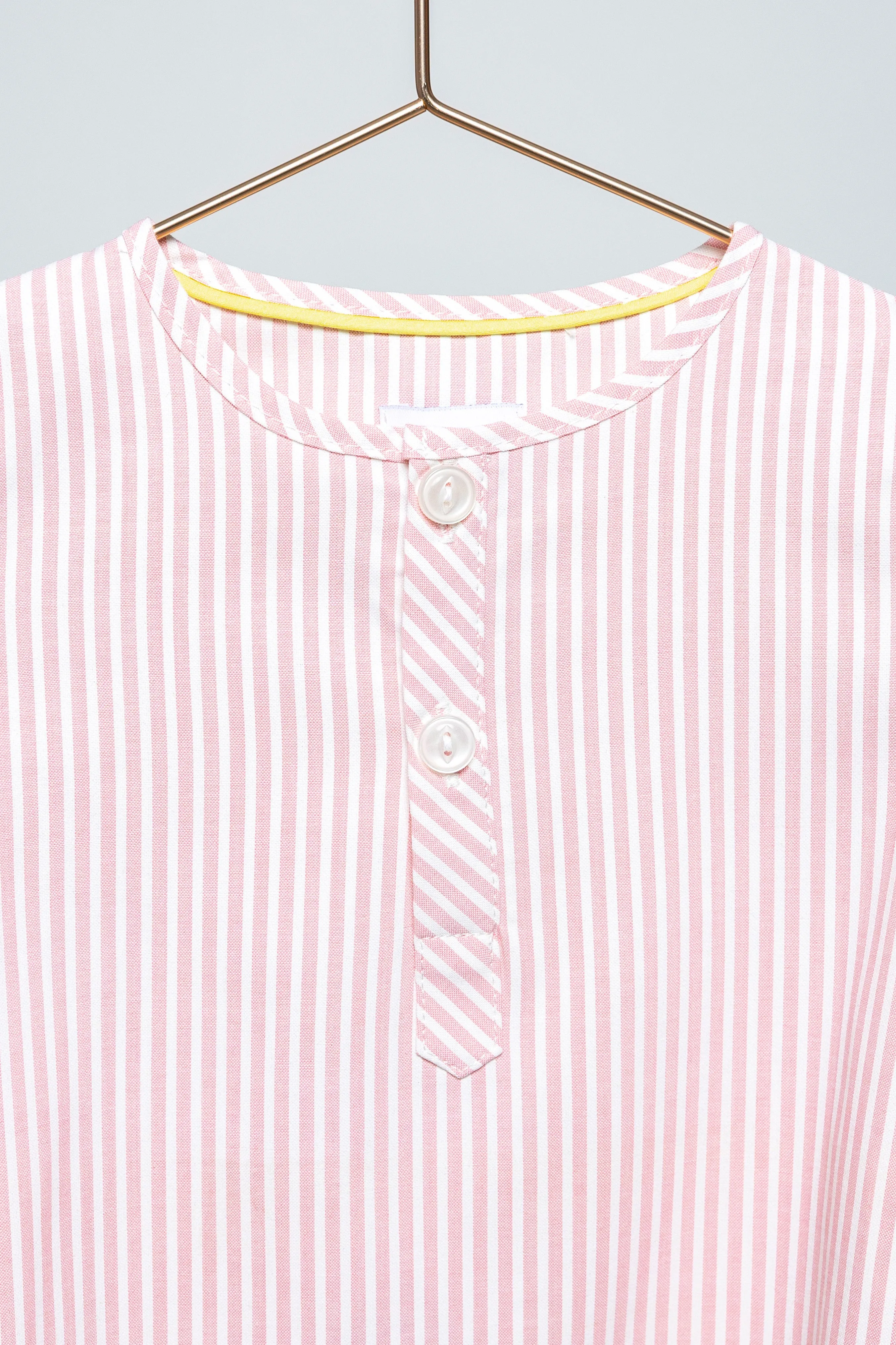 Pink Pinstripes Pajama Set