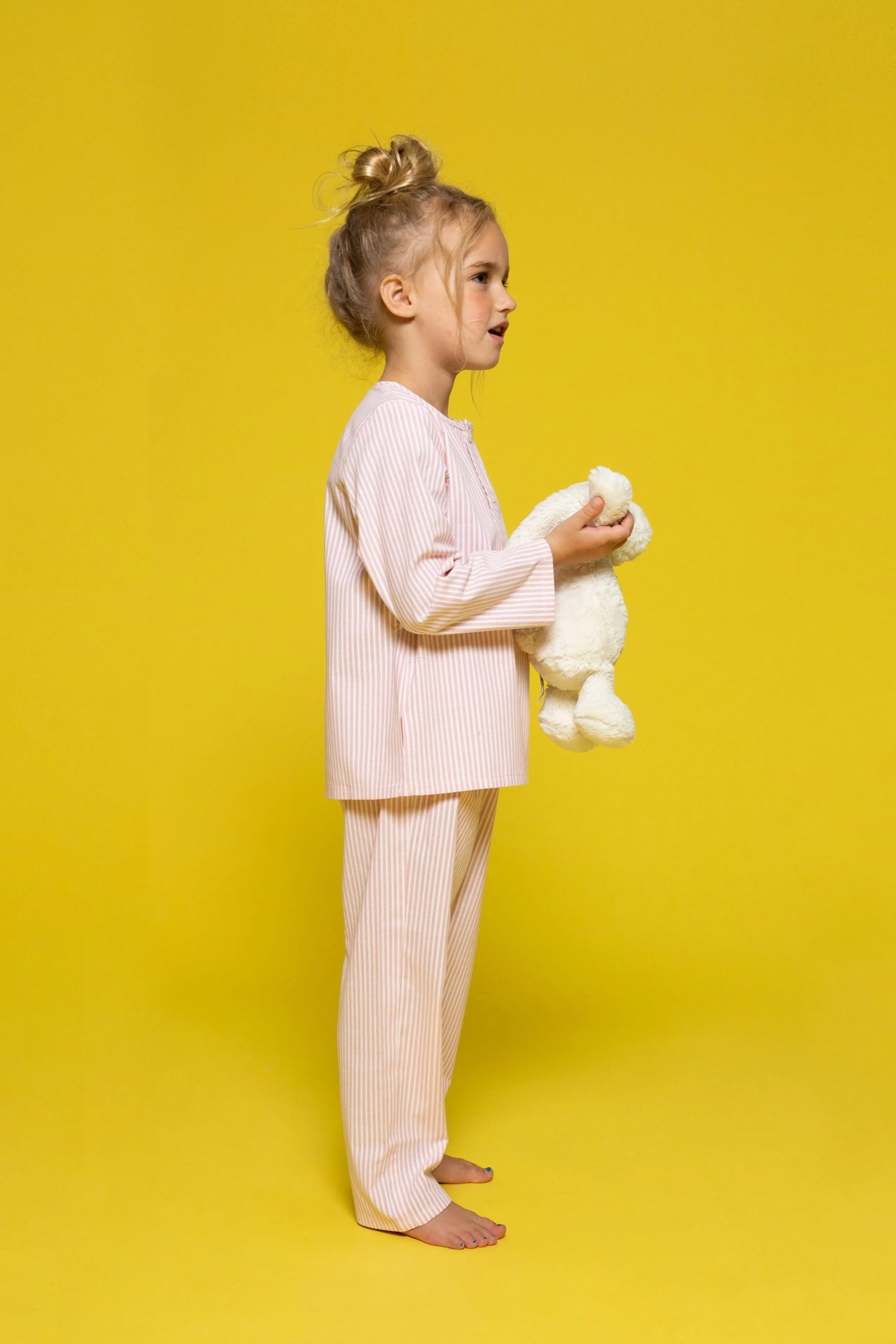 Pink Pinstripes Pajama Set