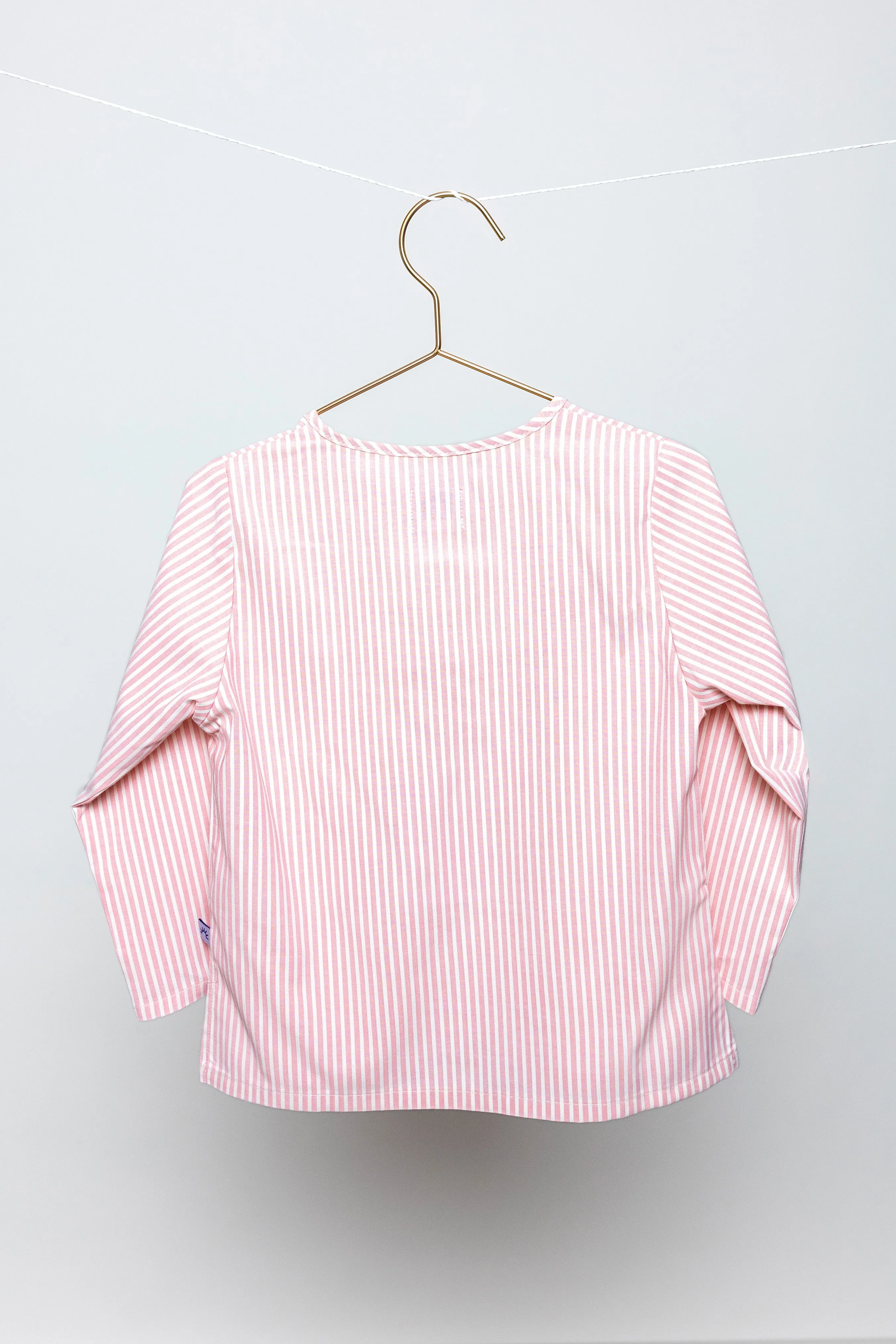 Pink Pinstripes Pajama Set