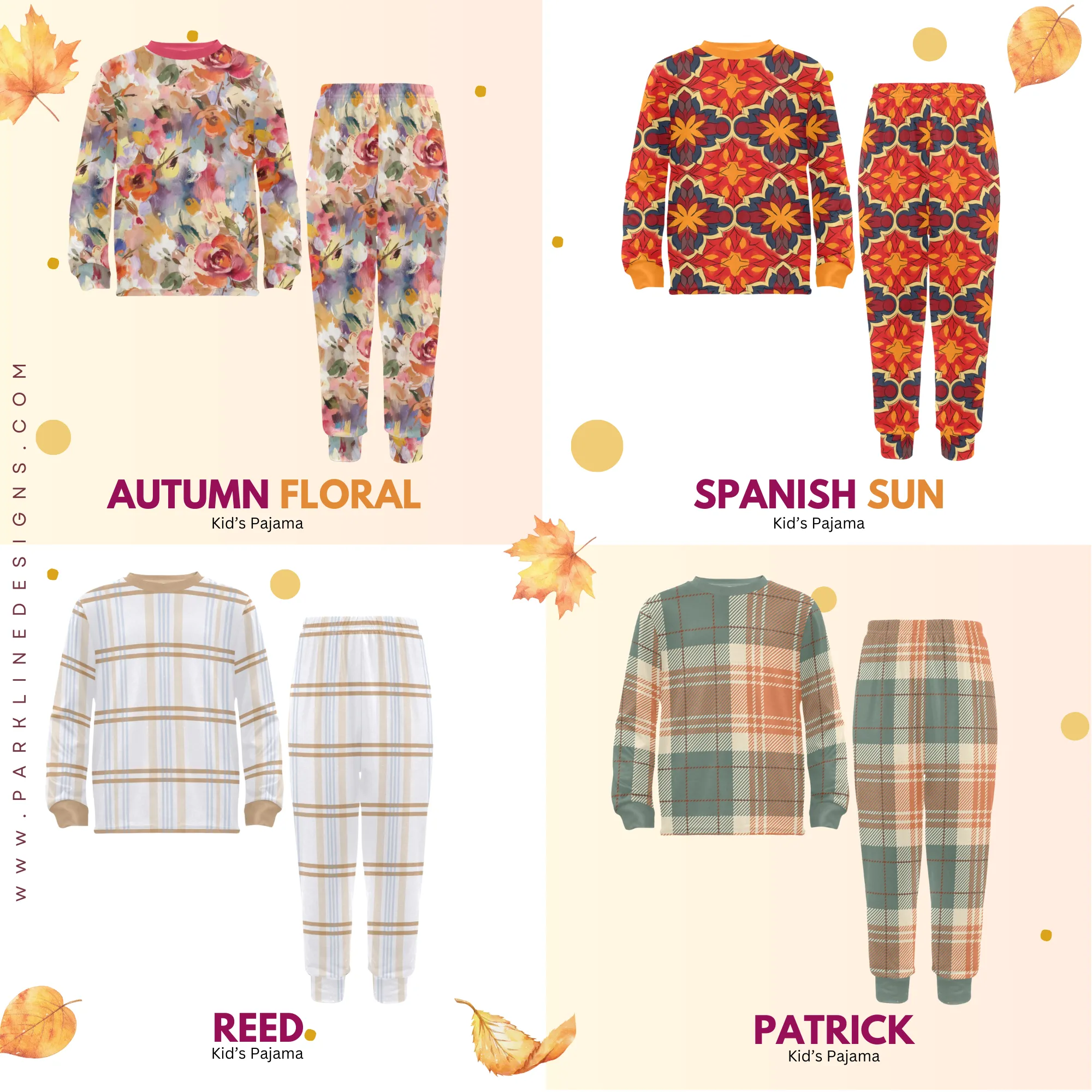 Pumpkin Patch | Pajama Set for Girls  | Whimsical & Cozy Sleepwear for Kids