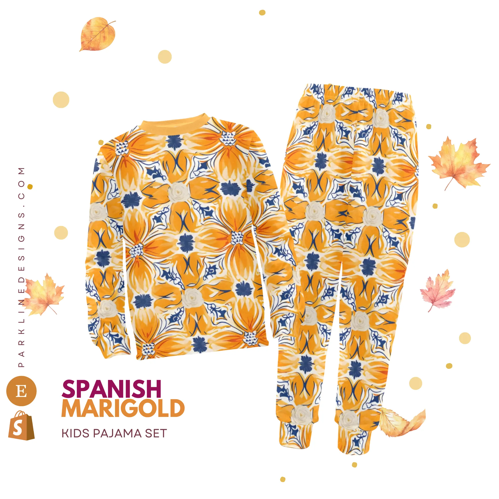 Pumpkin Patch | Pajama Set for Girls  | Whimsical & Cozy Sleepwear for Kids