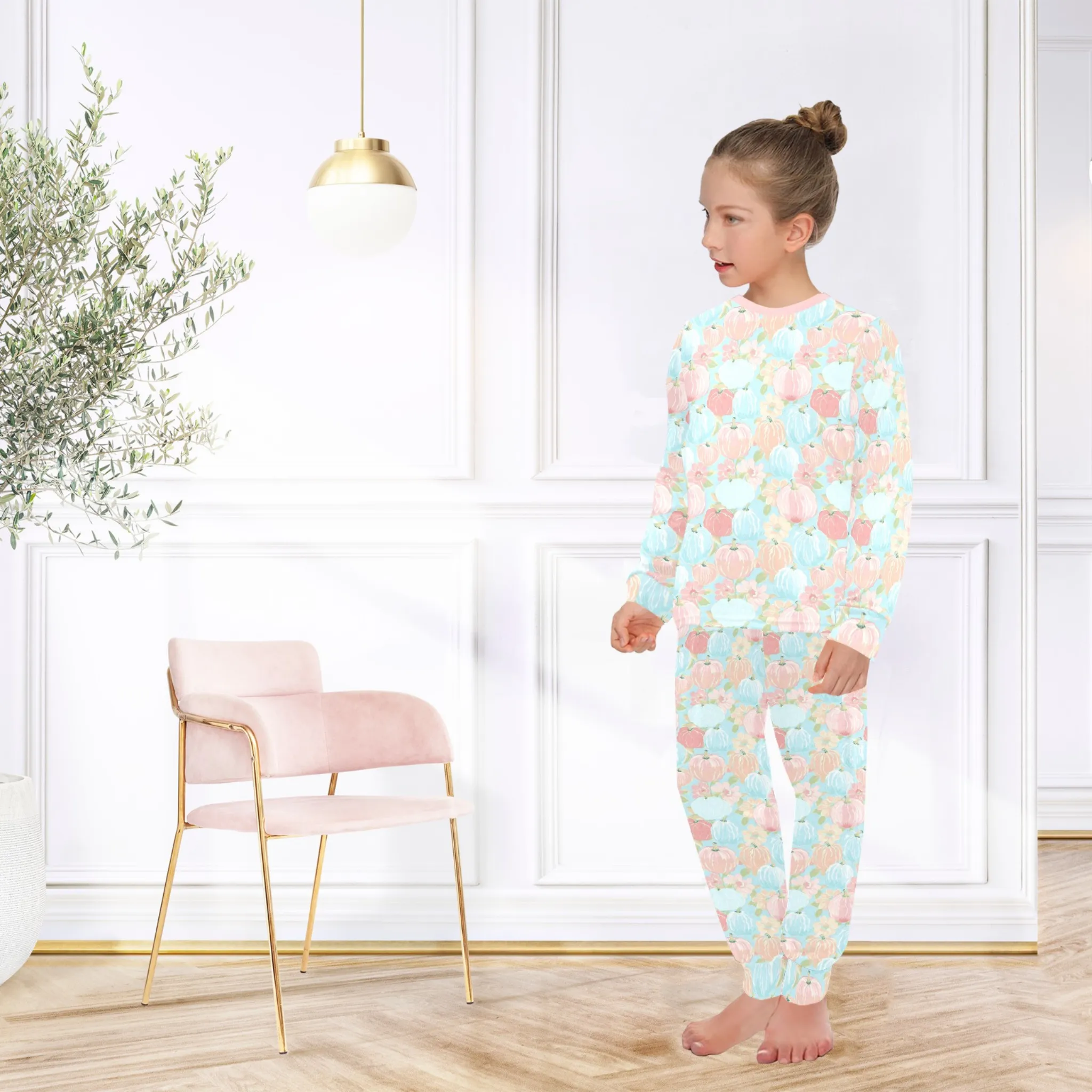 Pumpkin Patch | Pajama Set for Girls  | Whimsical & Cozy Sleepwear for Kids