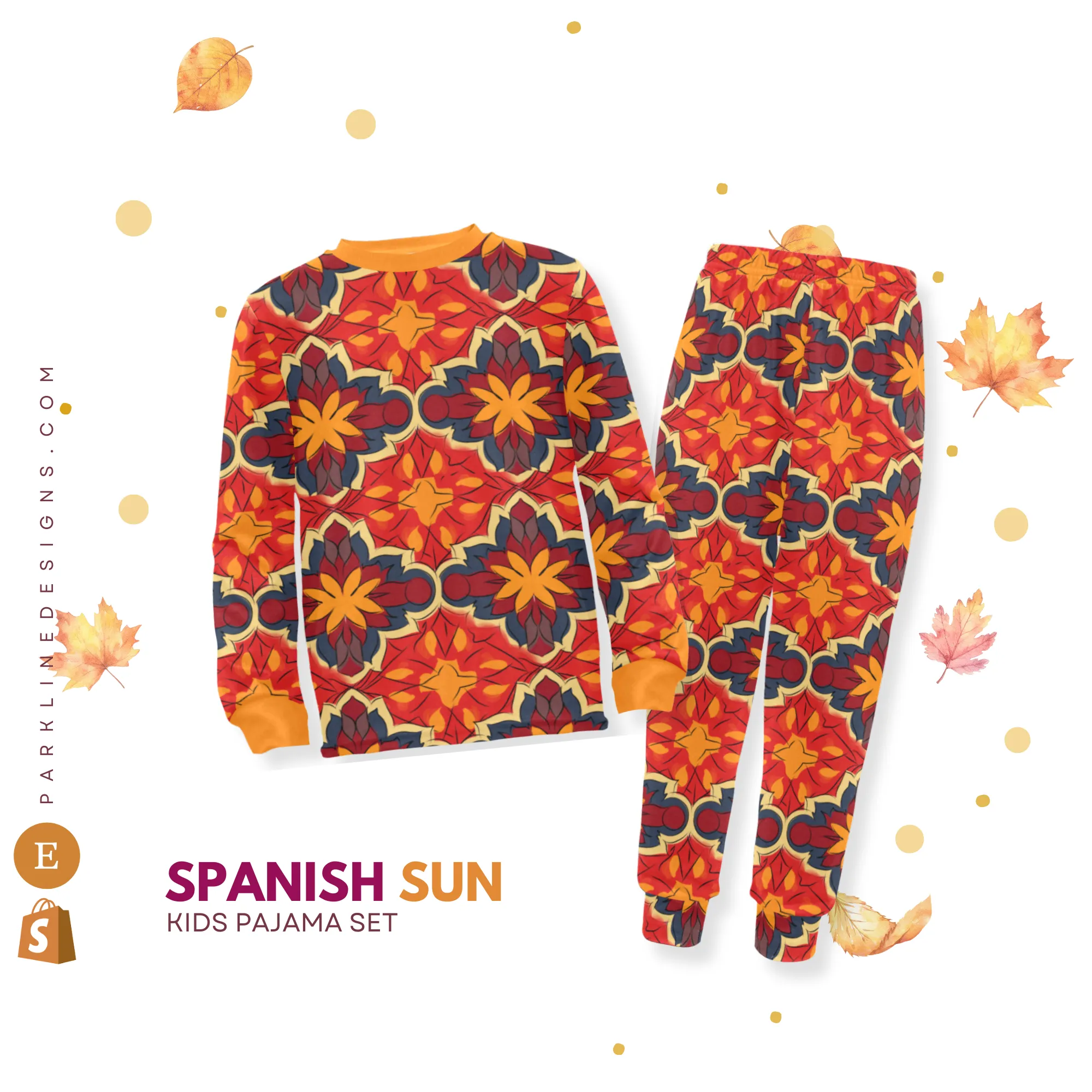 Pumpkin Patch | Pajama Set for Girls  | Whimsical & Cozy Sleepwear for Kids