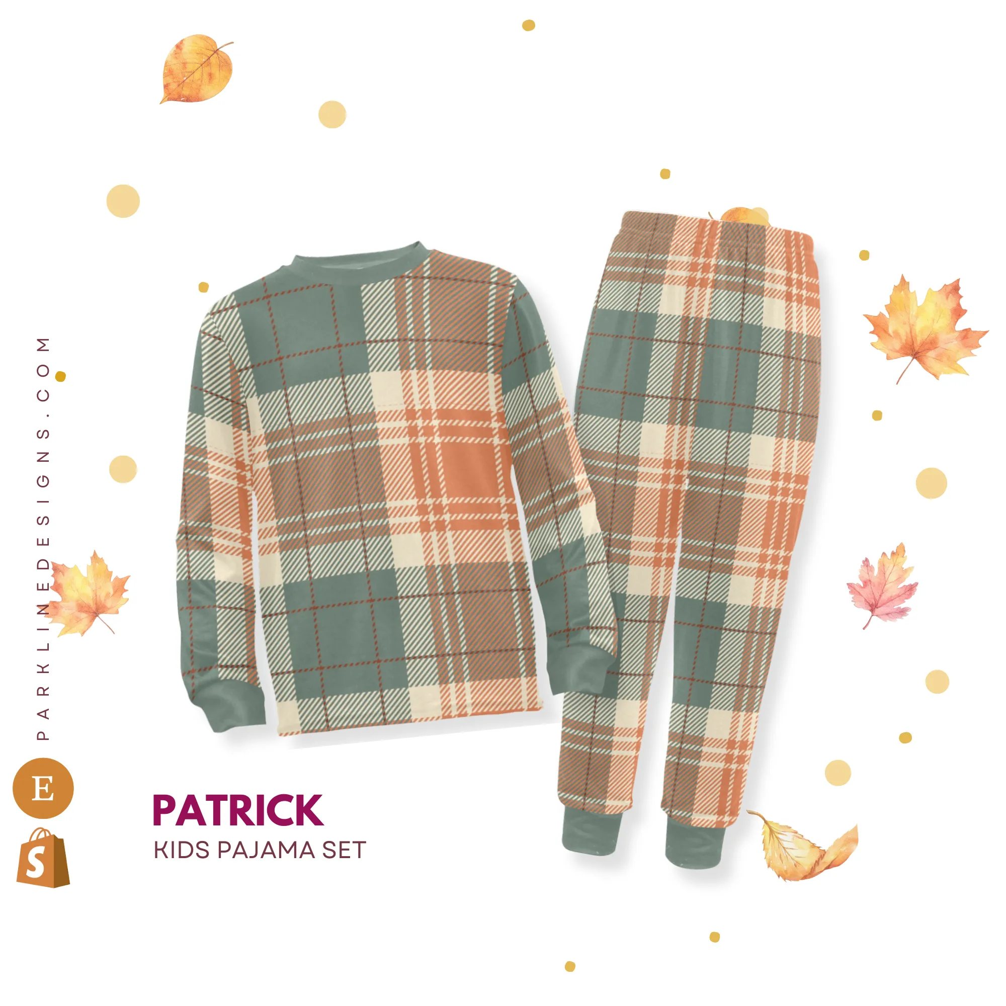 Pumpkin Patch | Pajama Set for Girls  | Whimsical & Cozy Sleepwear for Kids
