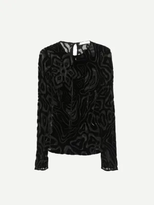 Quinn Blouse in Noir