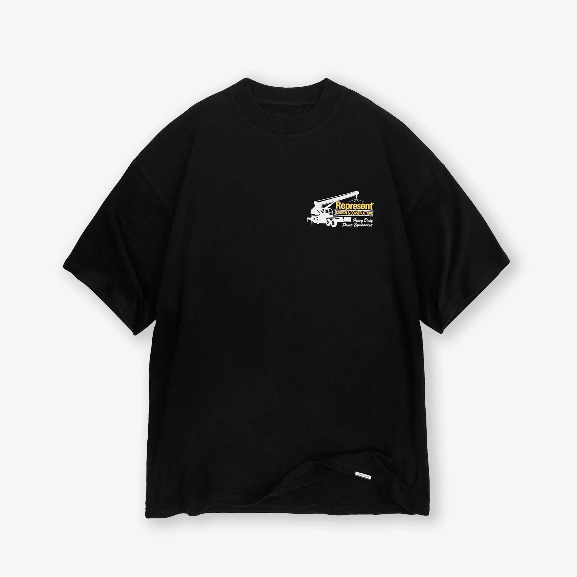 Represent | DESIGN & CONSTRUCTION T-SHIRT  { BLACK