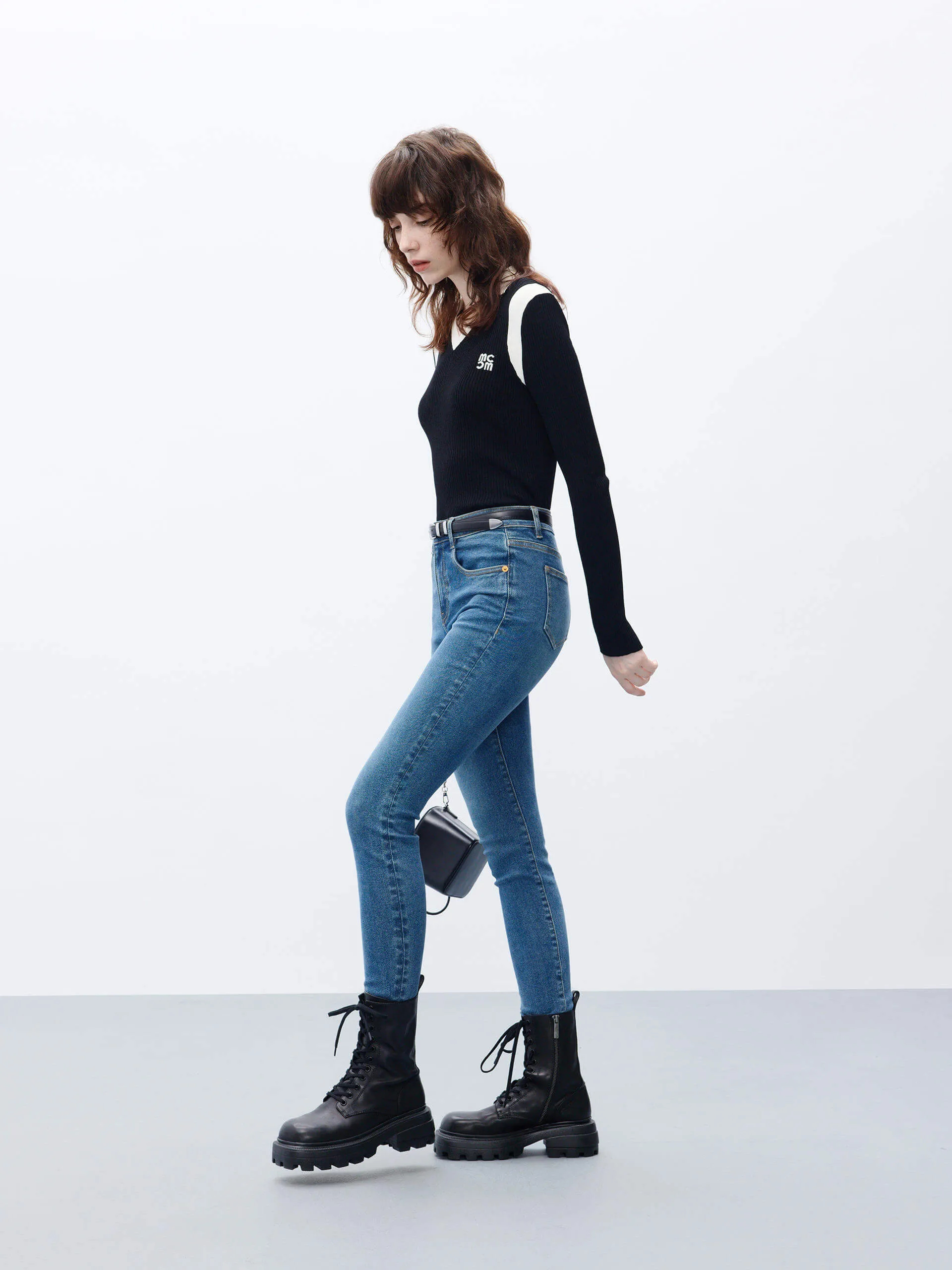 Skinny High Rise Jeans