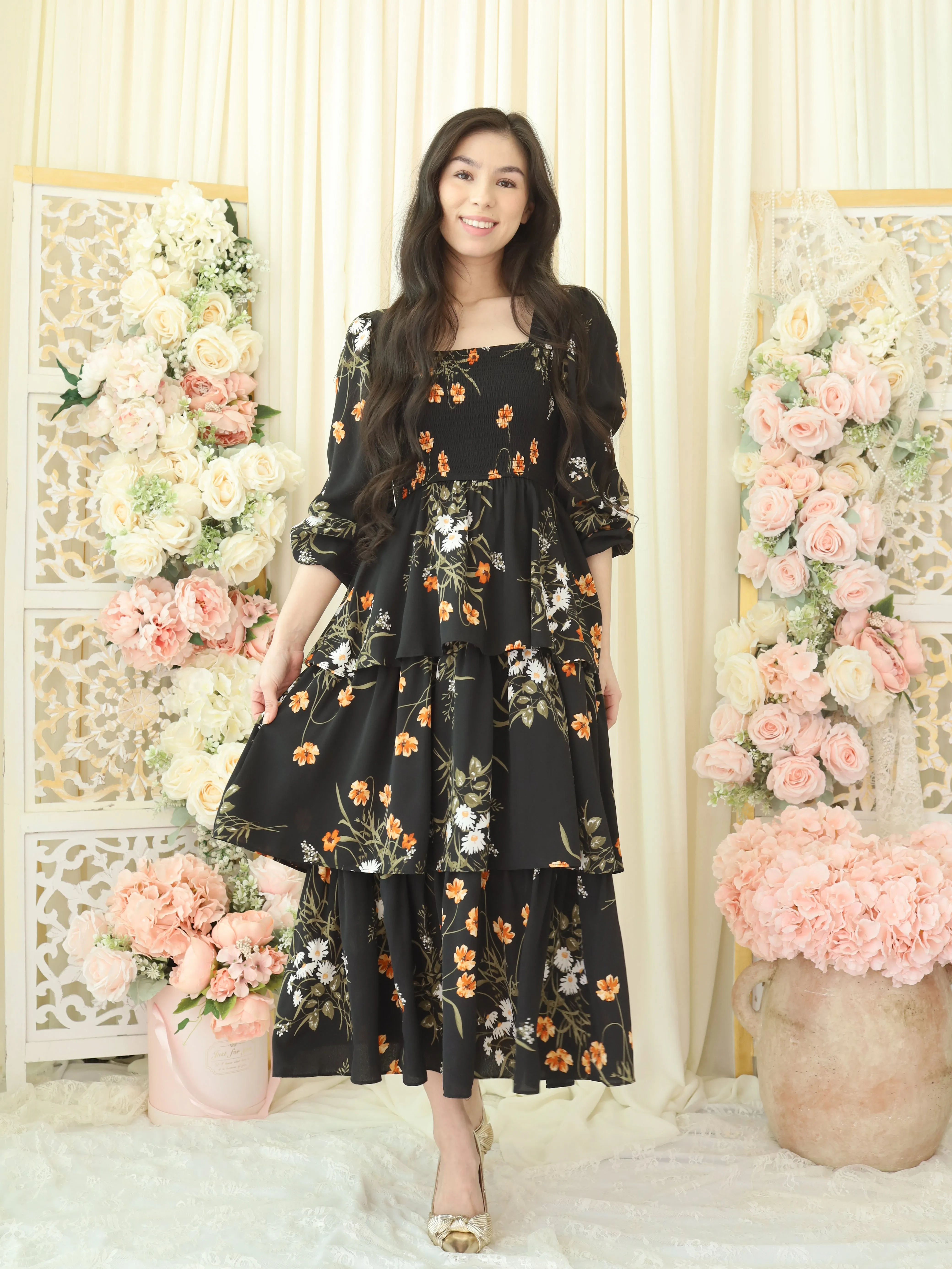 Spring in Noir Dress