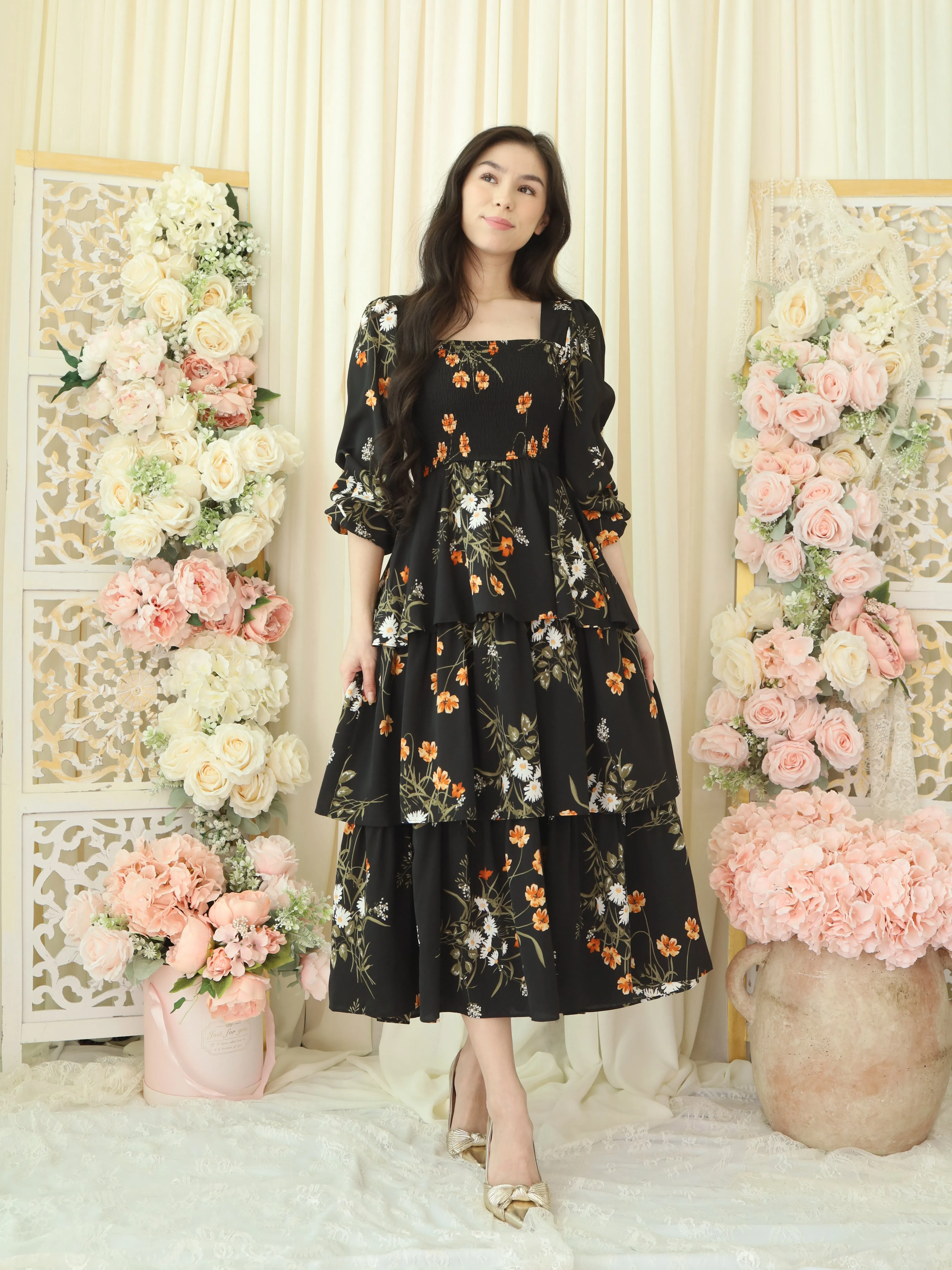 Spring in Noir Dress