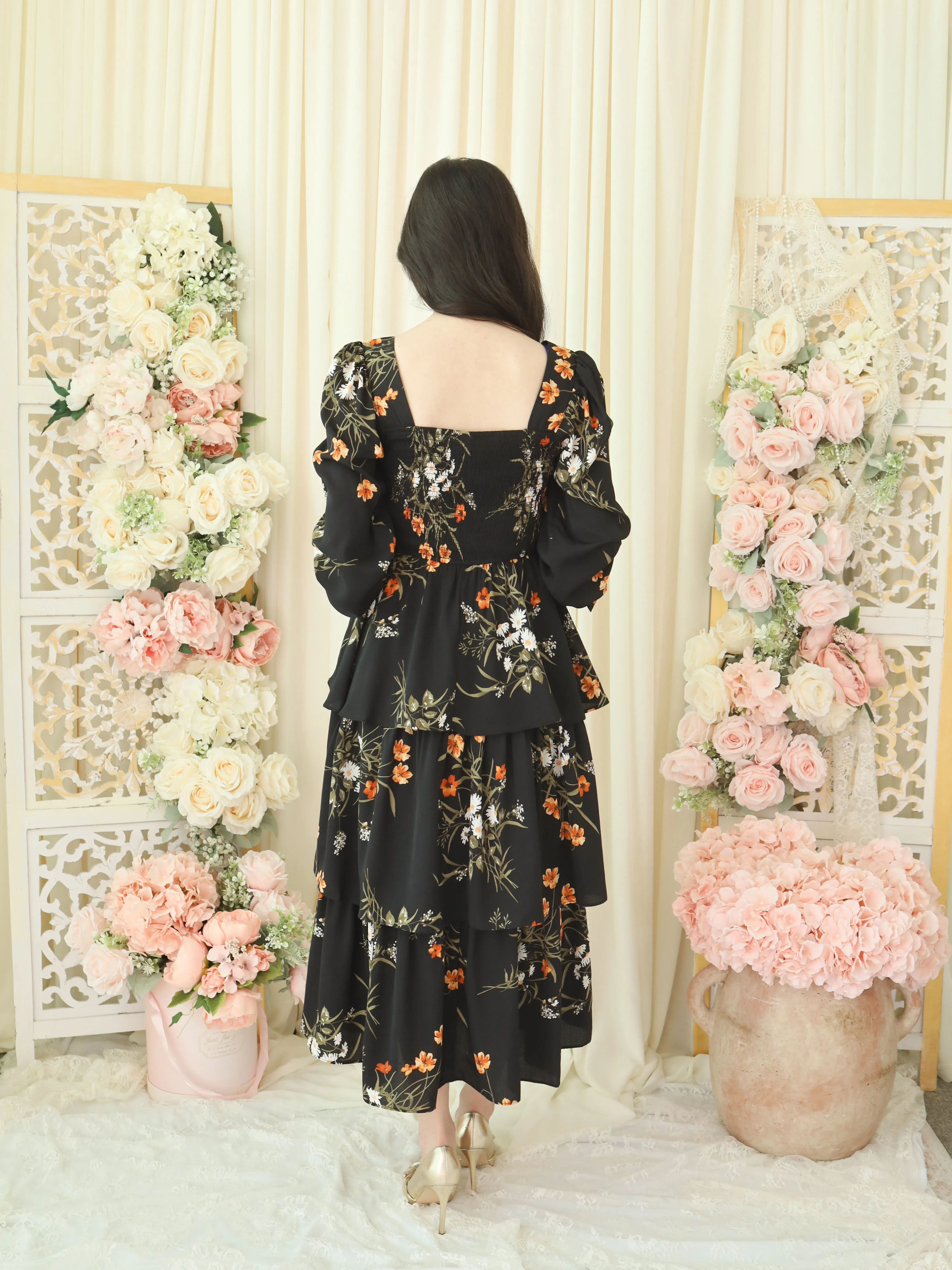 Spring in Noir Dress
