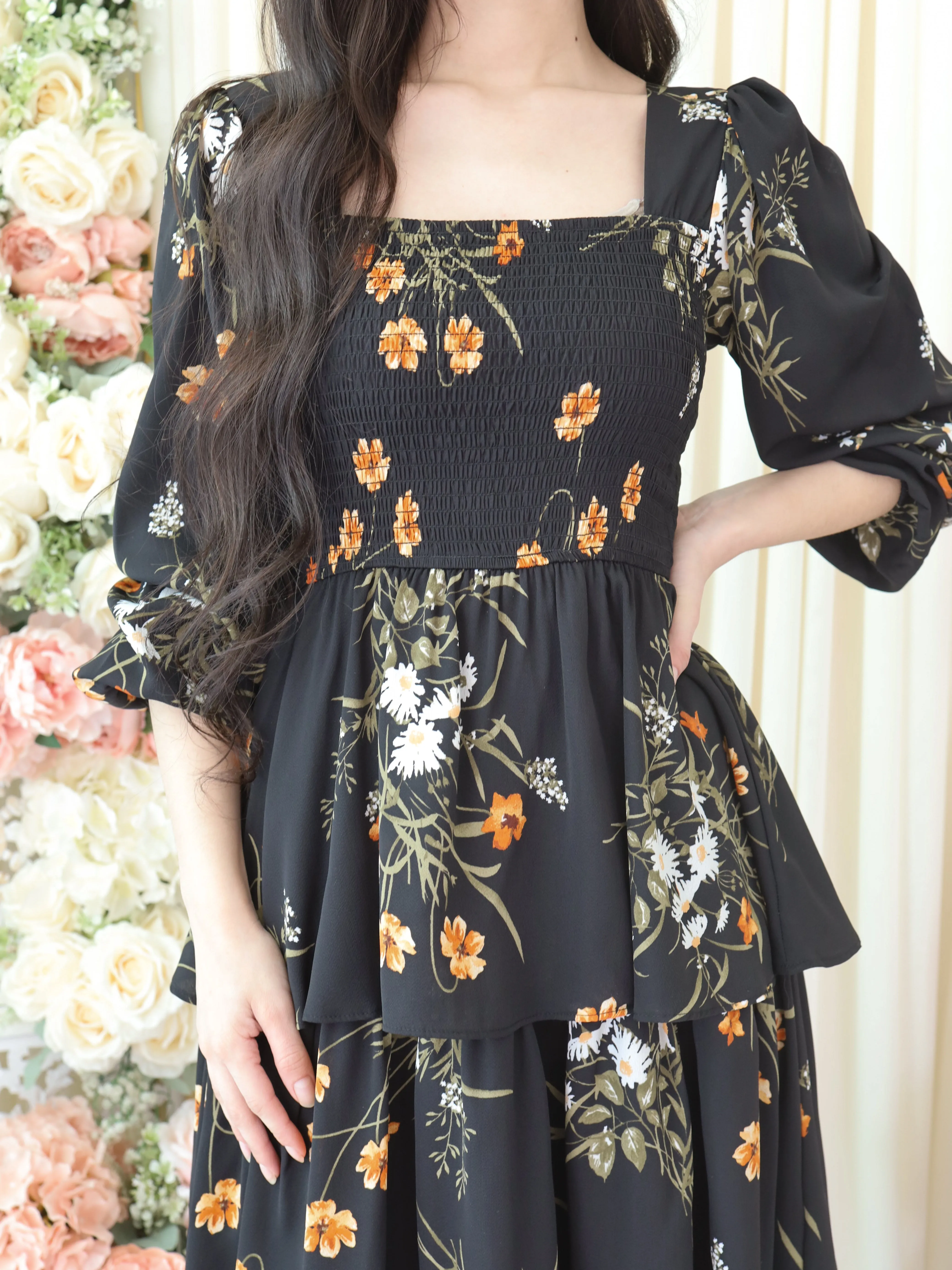 Spring in Noir Dress