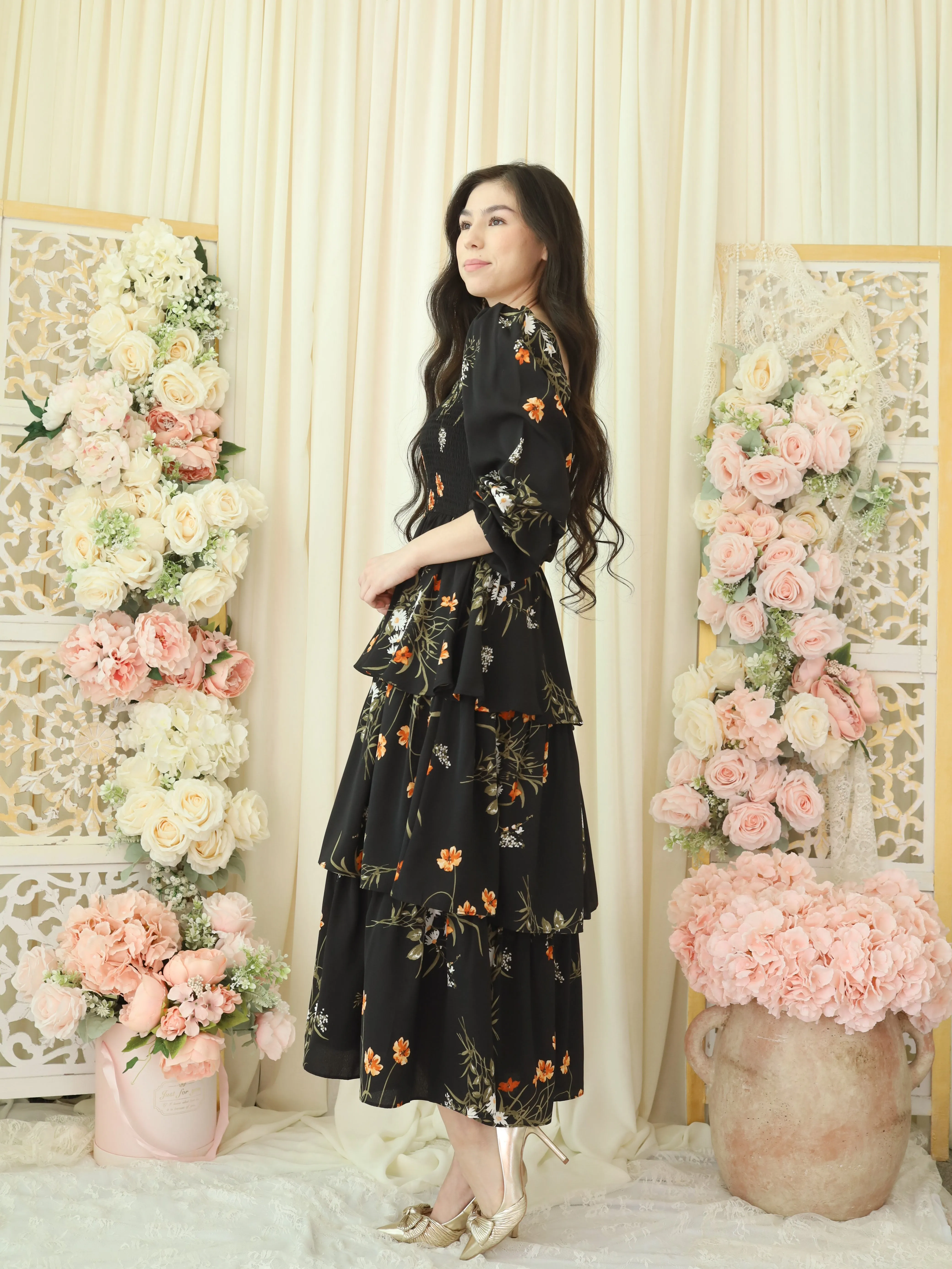 Spring in Noir Dress