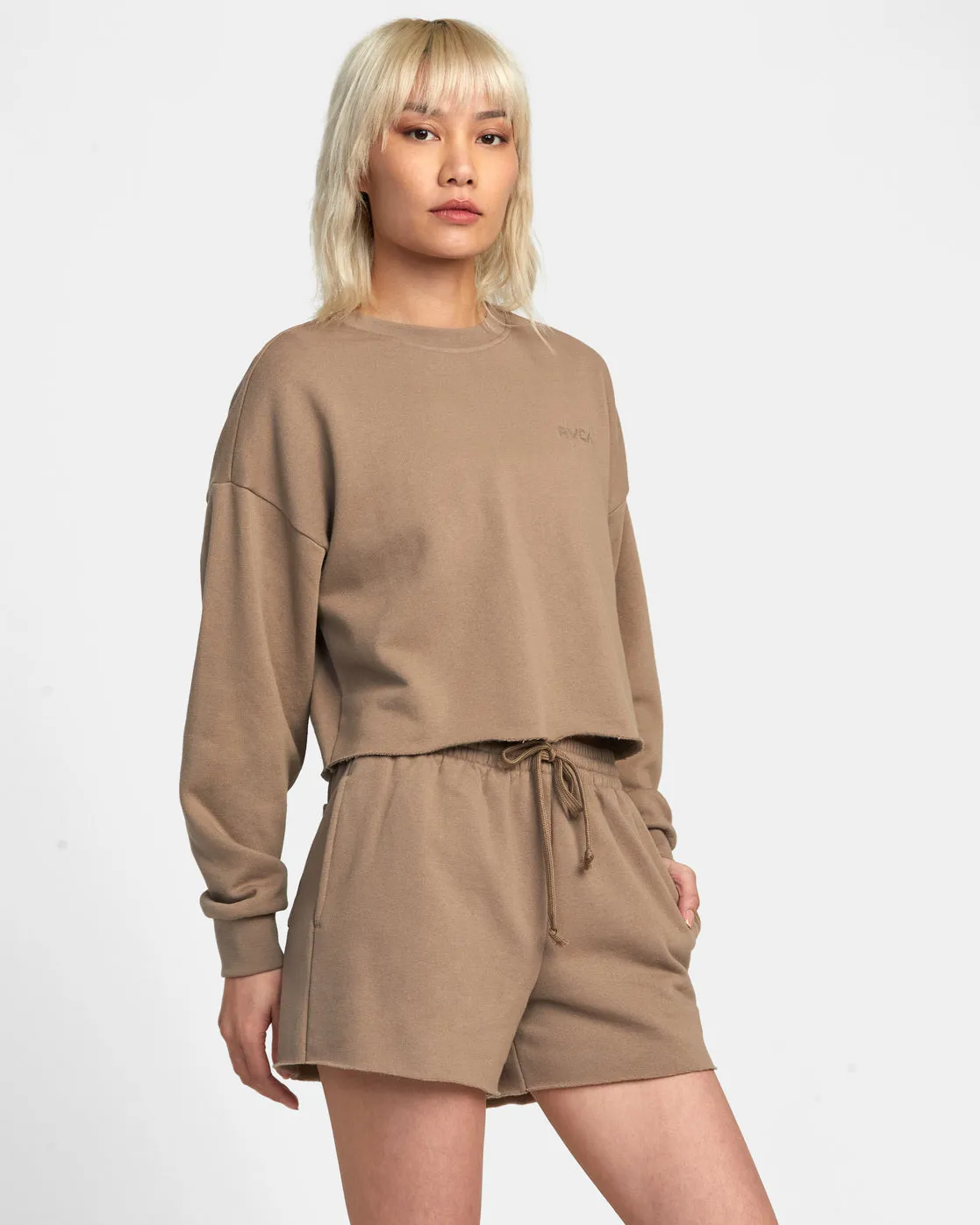 Test Drive Sweatshorts - Dark Khaki