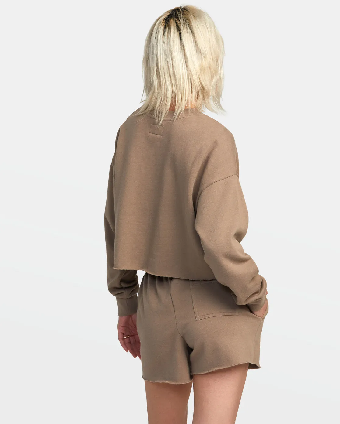 Test Drive Sweatshorts - Dark Khaki