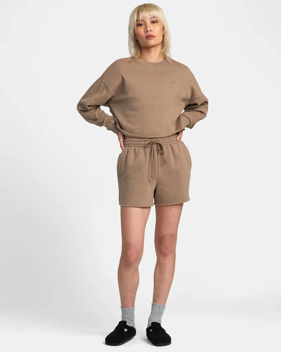 Test Drive Sweatshorts - Dark Khaki