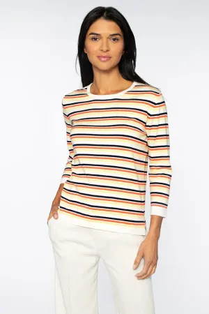 Three Quarter Sleeve Crew