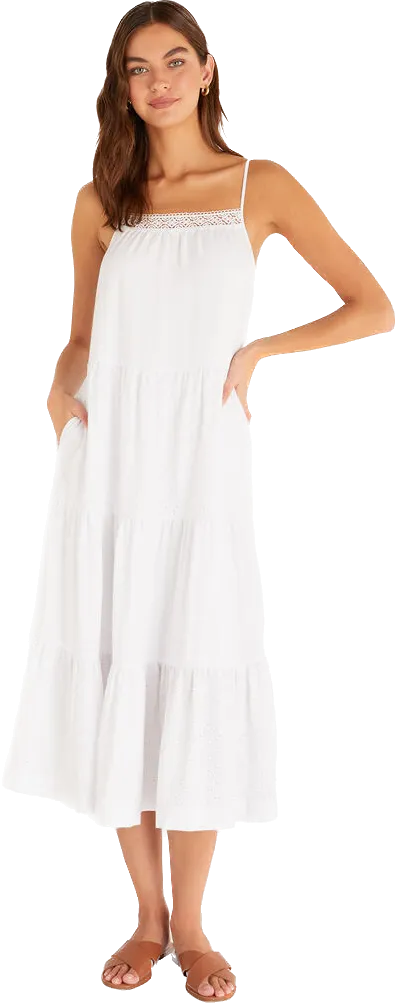Z SUPPLY Dalilah Eyelet Midi Dress
