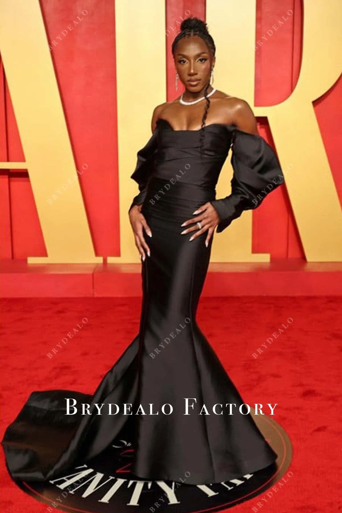 Ziwe Fumudoh Black Mermaid 2024 Oscars After Party Dress